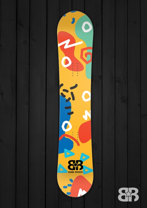 Moodle Doodle - Ohhrange - Snowboard Wrap